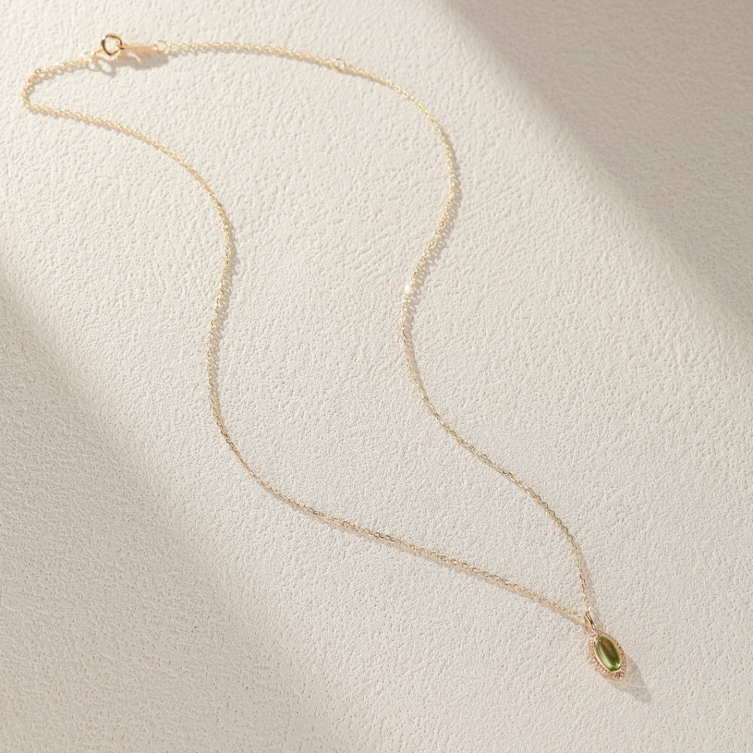 Collier Péridot – Clarté, Argent 925