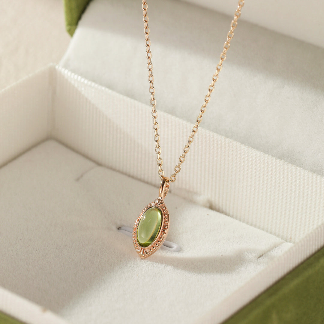 Collier Péridot – Clarté, Argent 925