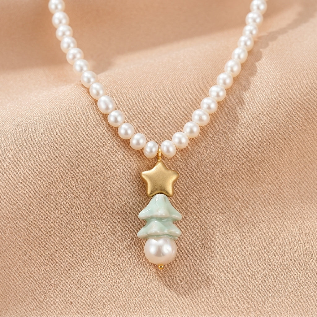 Pearl Tree of Light Necklace for Women and Children - Moment Ici