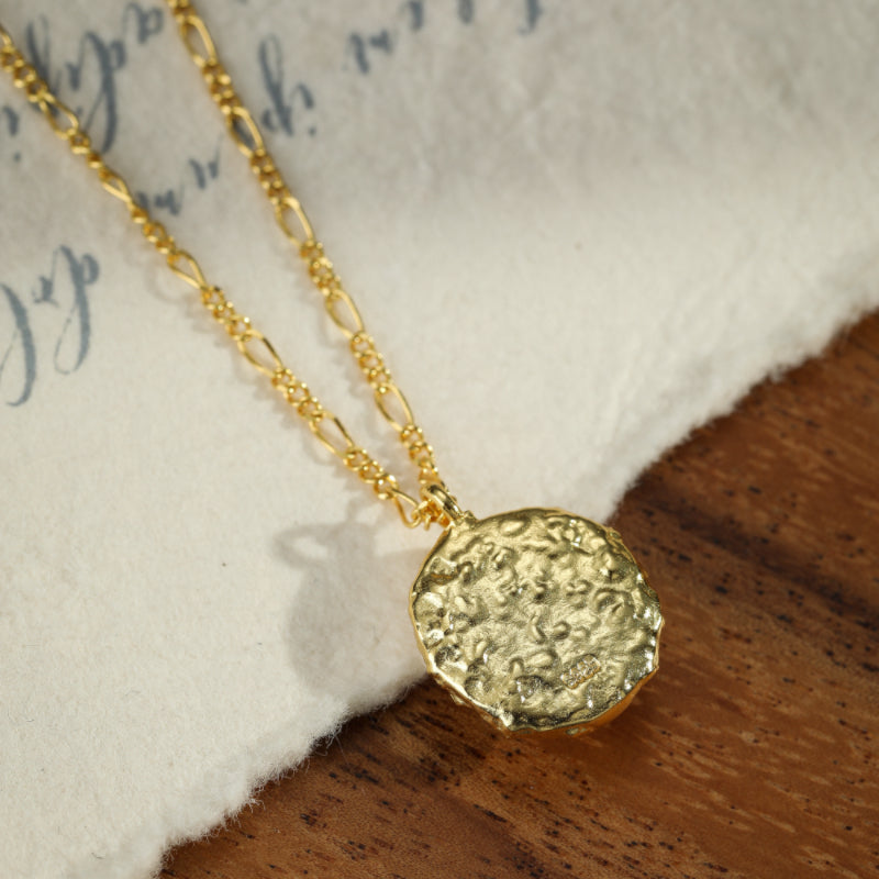 Collier Pierre de Lune – Rêve Étoilé, Argent Plaqué Or
