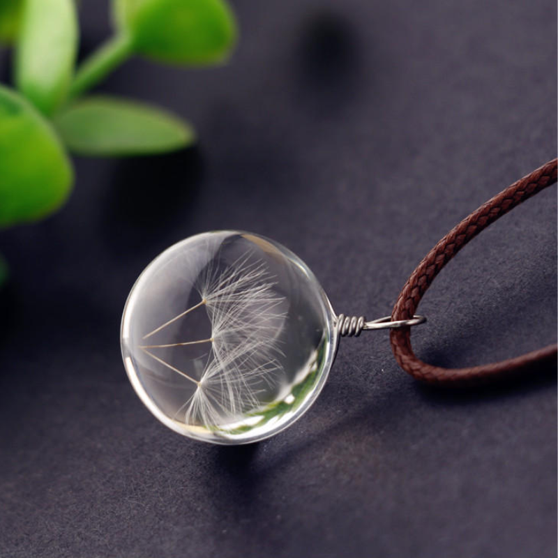 Dandelion Necklace – Eternal Wishes