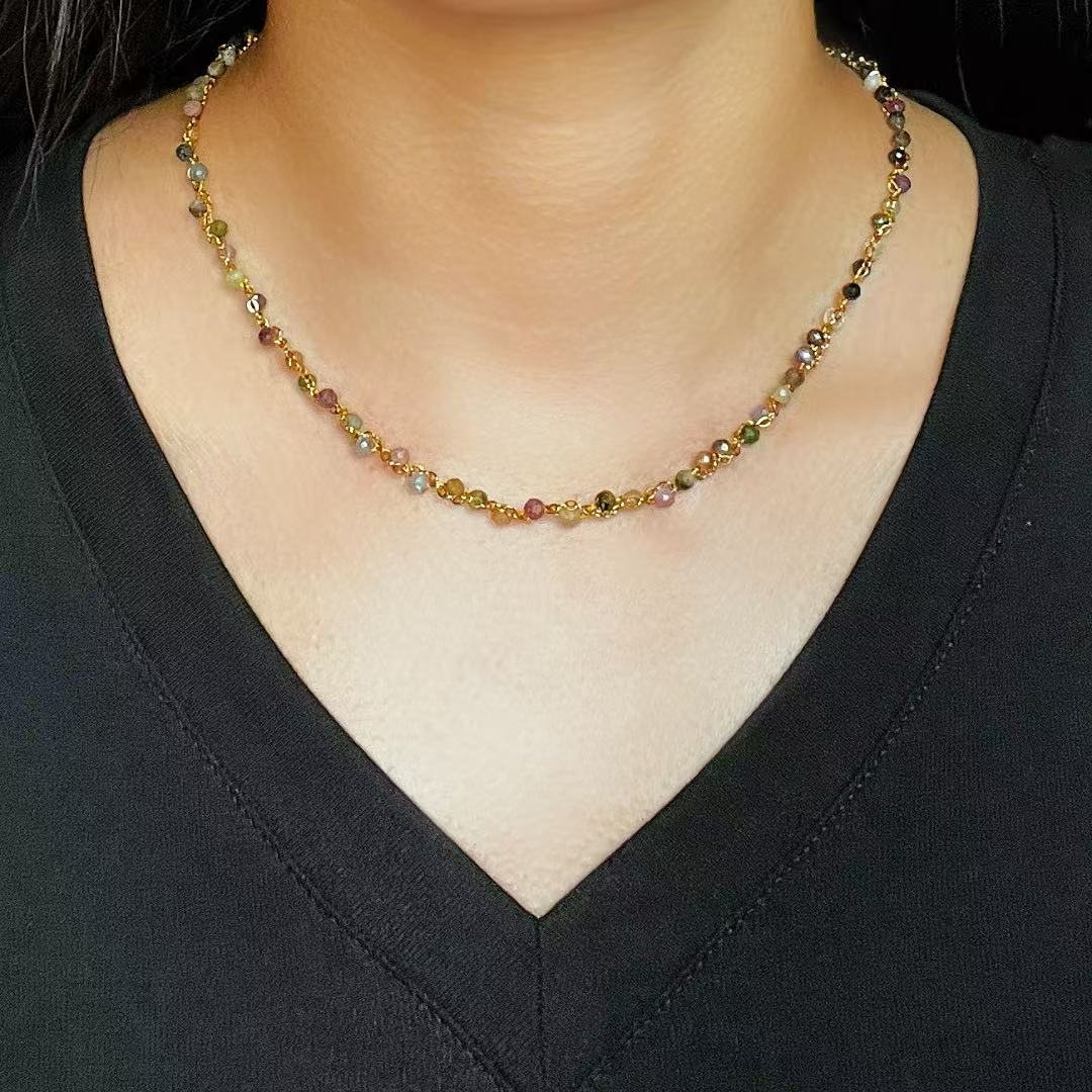 Tourmaline Necklace – Bohemian Harmony