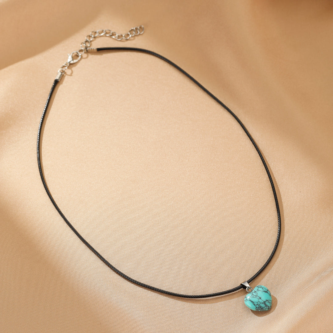 Turquoise Necklace – Protective Heart
