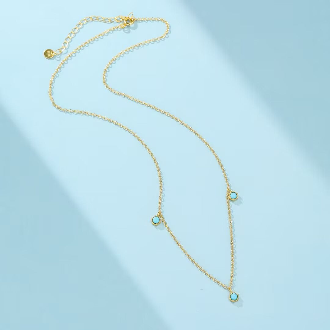 Collier Turquoise – Souffle Ancestral, Argent
