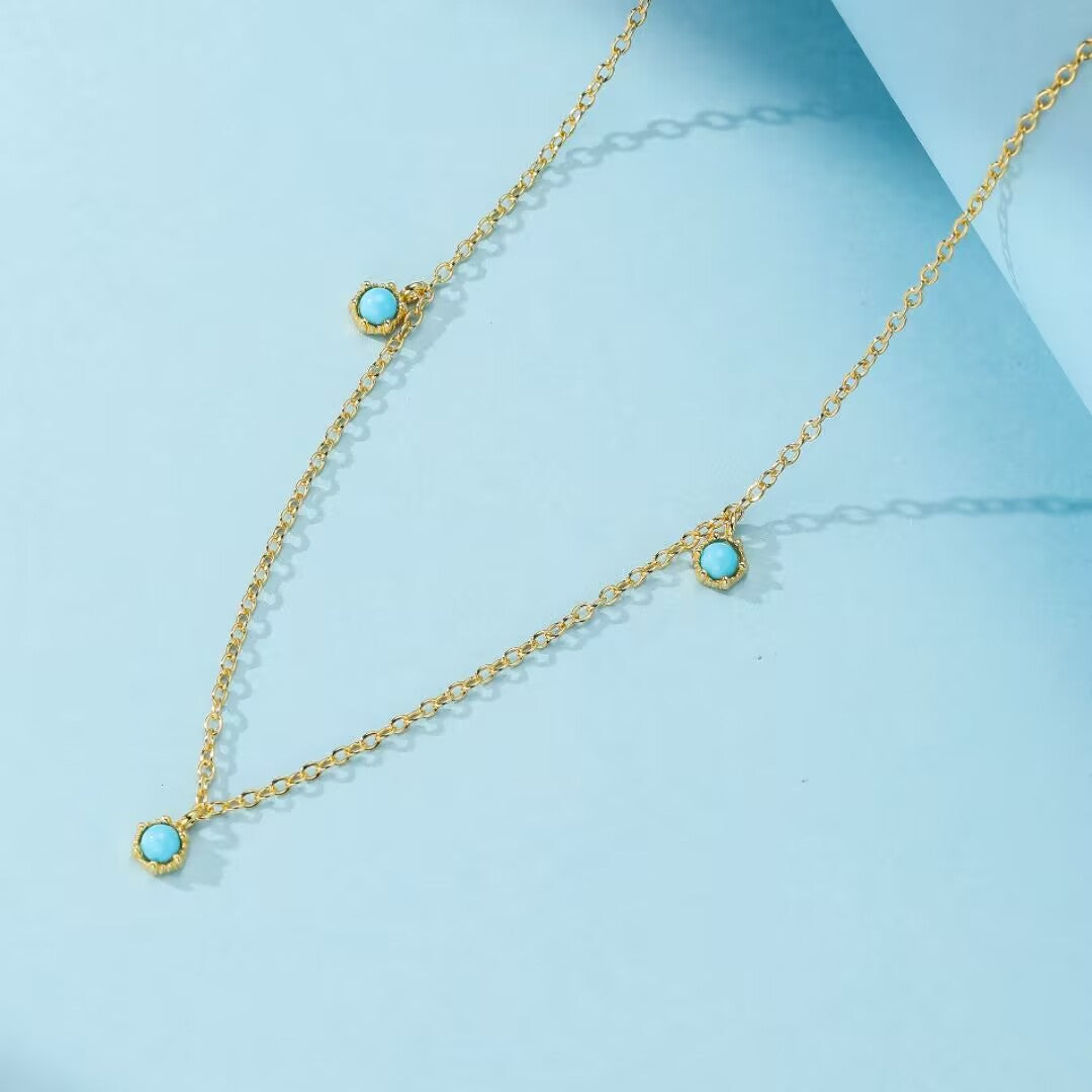 Collier Turquoise – Souffle Ancestral, Argent