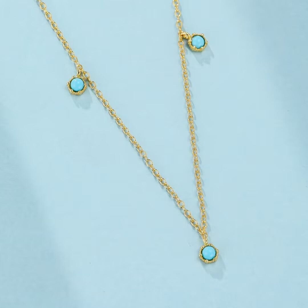 Collier Turquoise – Souffle Ancestral, Argent