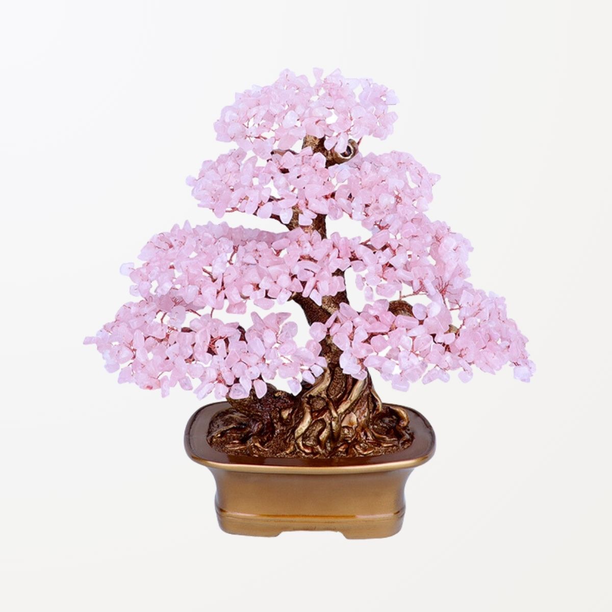 Gnrosit  Arbre de Vie en Quartz Rose
