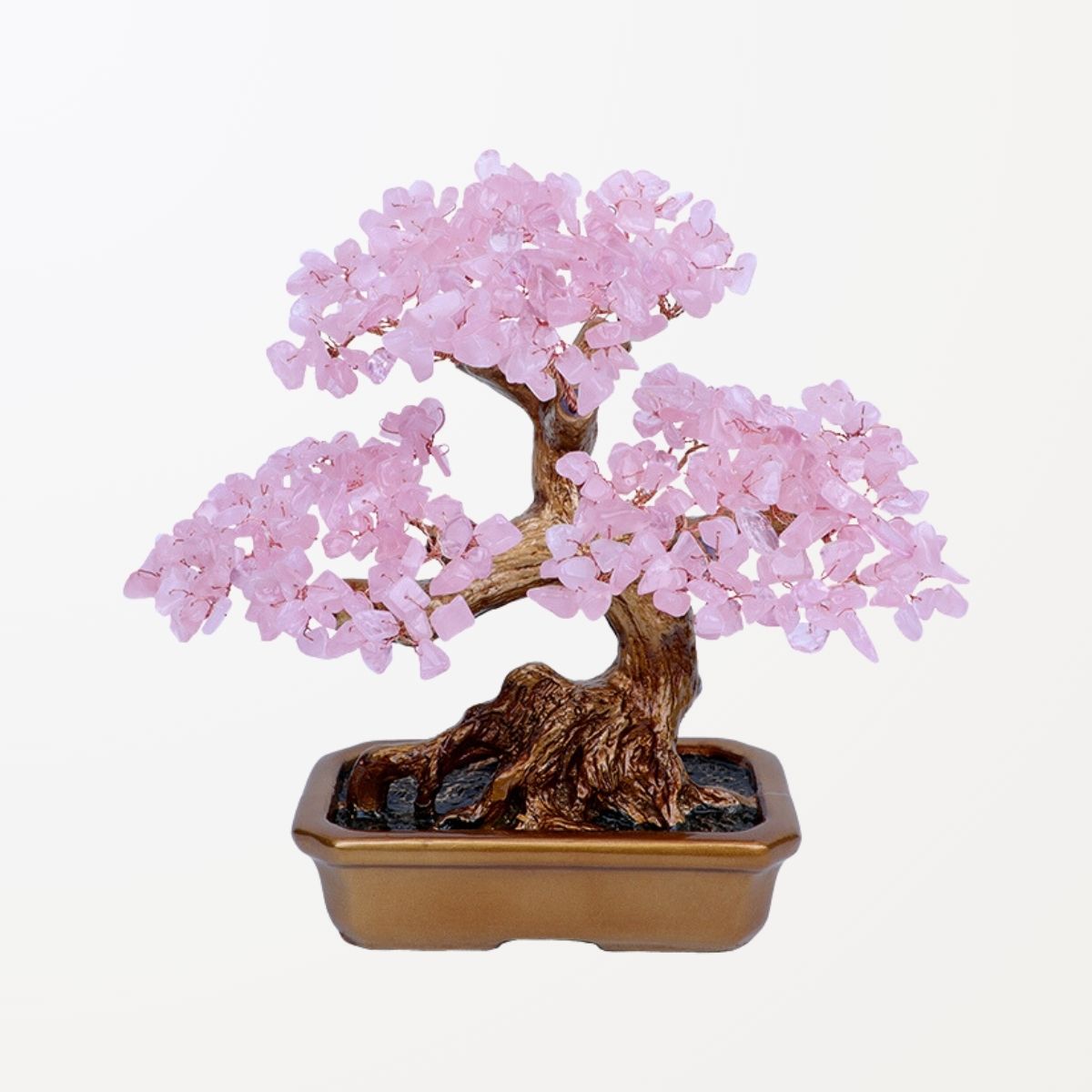 Gnrosit  Arbre de Vie en Quartz Rose