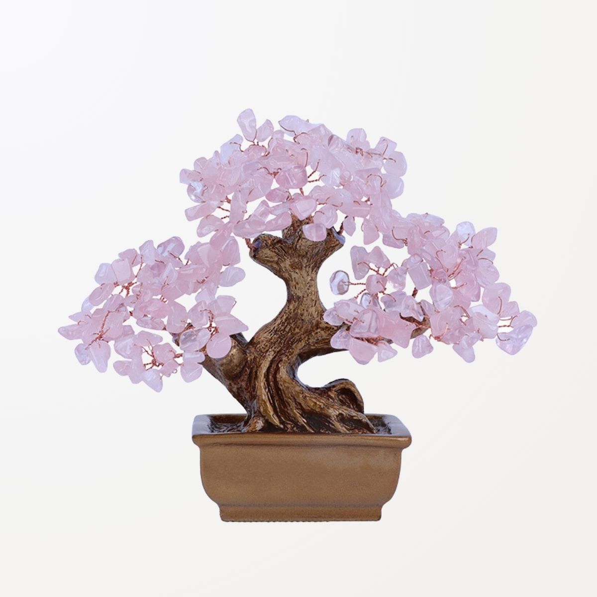 Gnrosit  Arbre de Vie en Quartz Rose