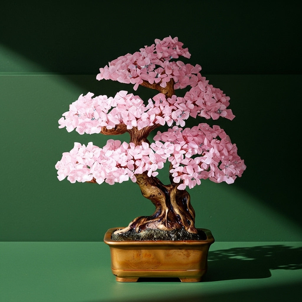 Générosité – Arbre de Vie en Quartz Rose