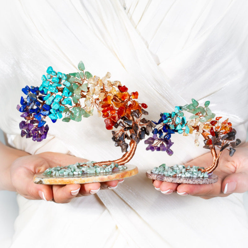 Gratitude – Arbre de Vie en Pierres de 7 Chakras