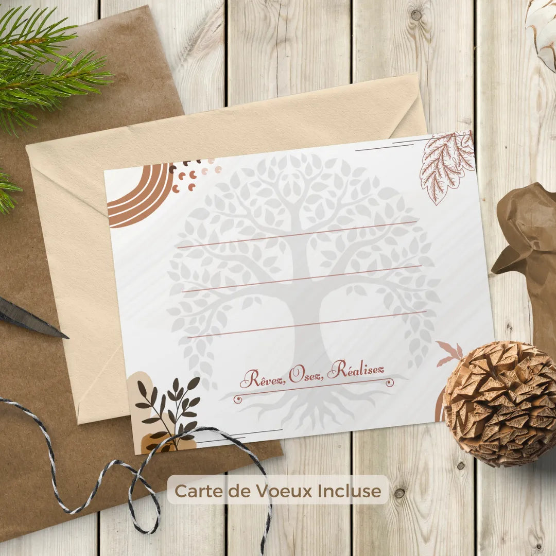 Harmonie Amoureuse – Arbre de Vie en Quartz Rose