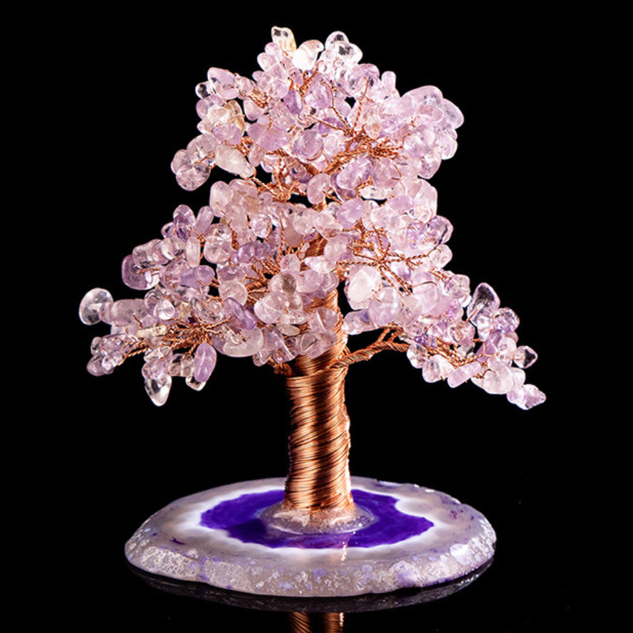 Harmonie - Arbre de Vie en Amétrine et Agate