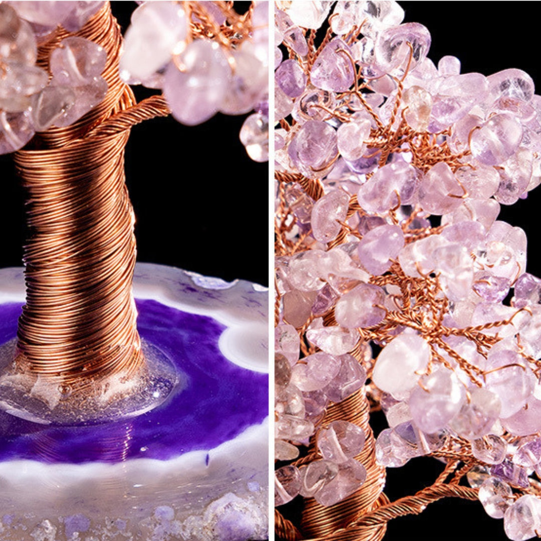 Harmonie - Arbre de Vie en Amétrine et Agate