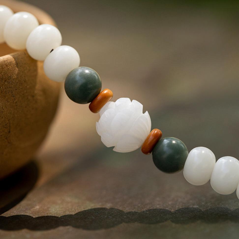 Mâlâ Lotus Graine de Bodhi – Perla, 108 Perles