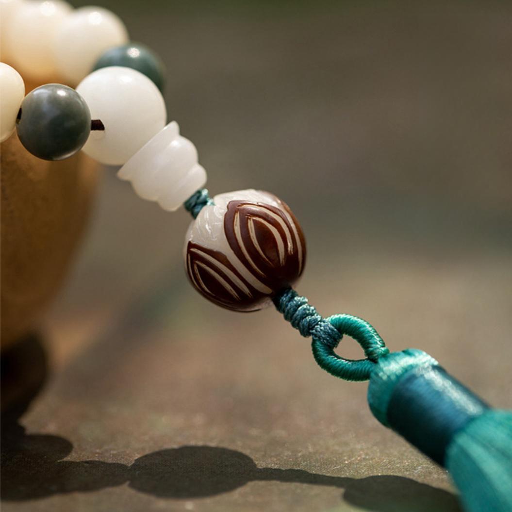 Mâlâ Lotus Graine de Bodhi – Perla, 108 Perles