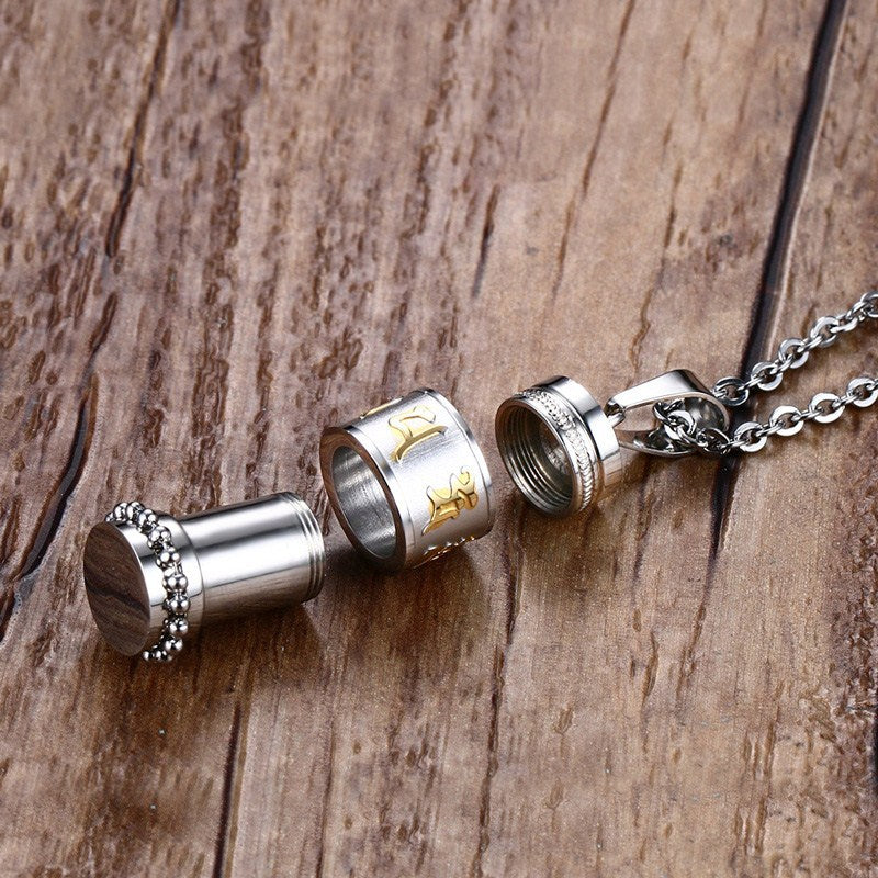 Pendentif 'Mes vœux' Six Mantras Om Mani Padme Hum