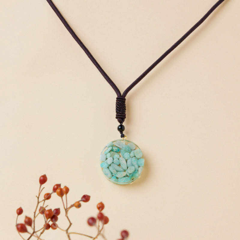 Pendant Eye of Horus in Amazonite – Clairvoyance