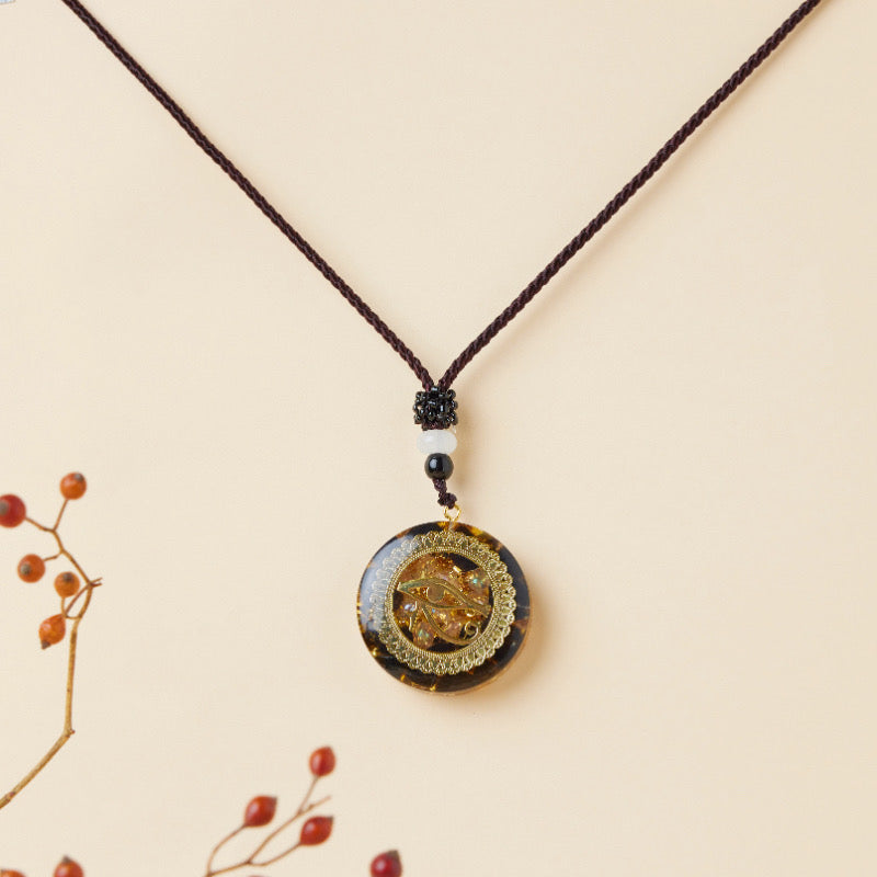 Pendentif Orgonite en Agate – Cristal Magique
