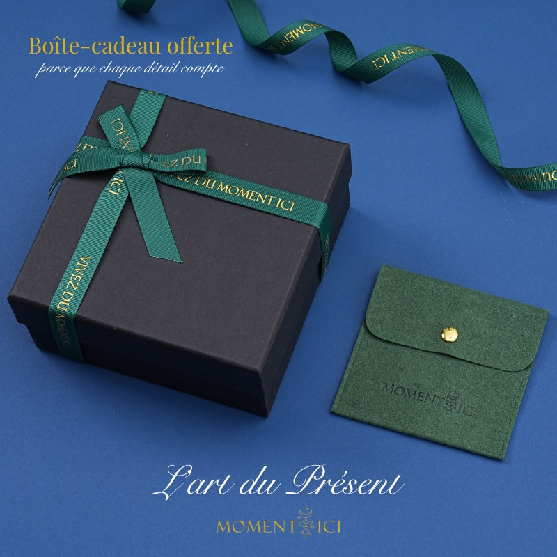 Moment Ici emballage cadeau pochette bracelet homme