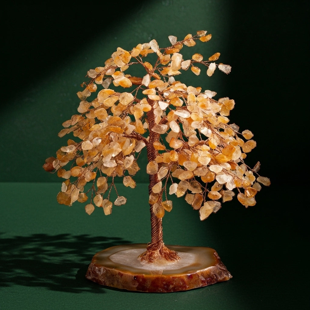 Prospérité - Arbre de Vie en Citrine et Agate