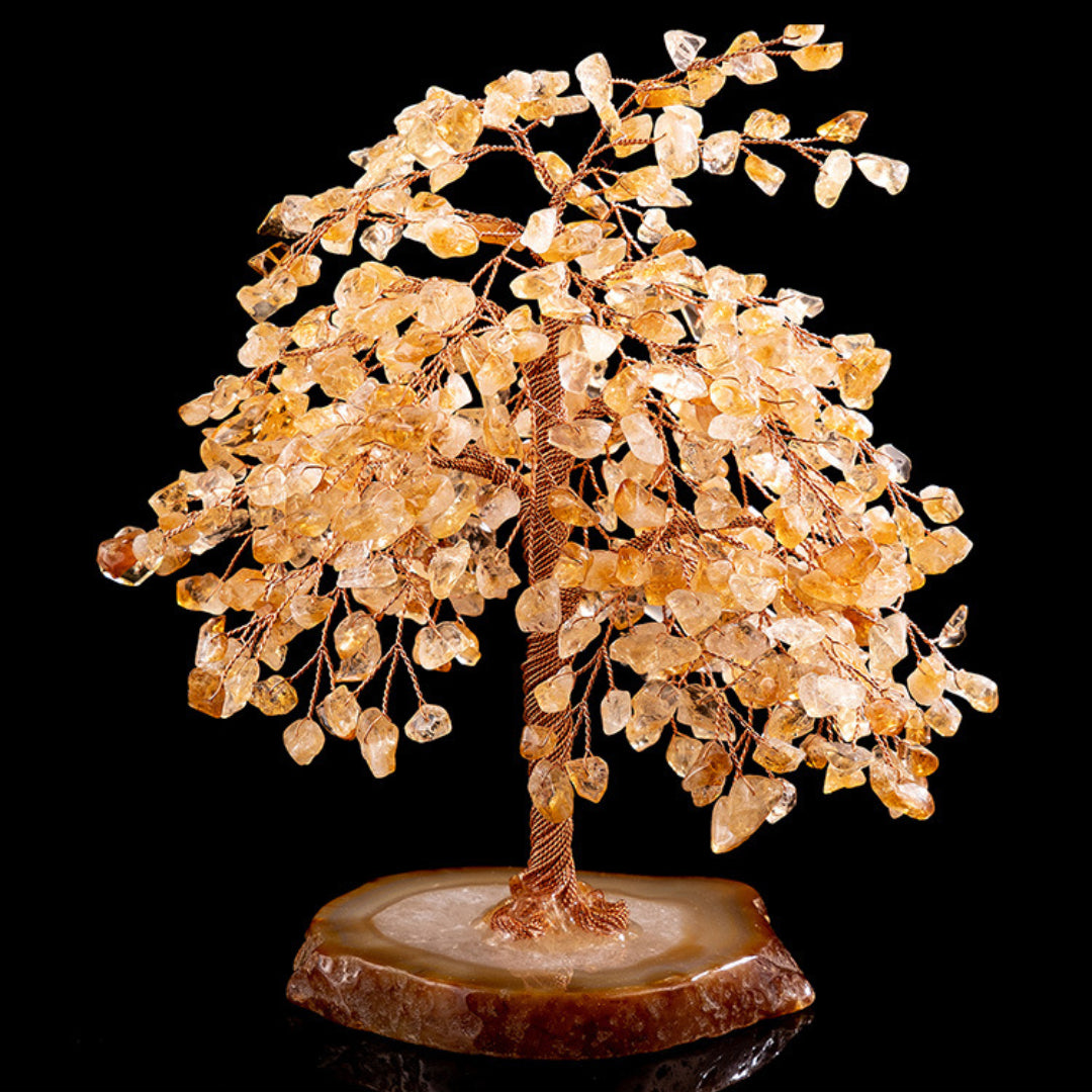 Prospérité - Arbre de Vie en Citrine et Agate