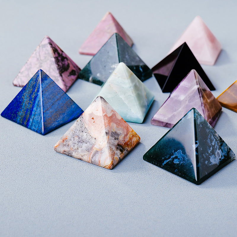 Pyramid 'Positive Energy' in Natural Stones