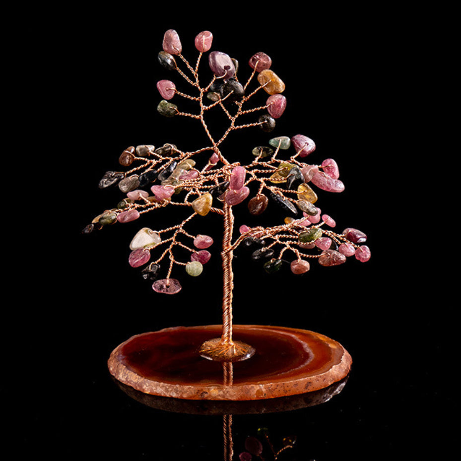 Revitalization - Tourmaline and Agate Tree of Life