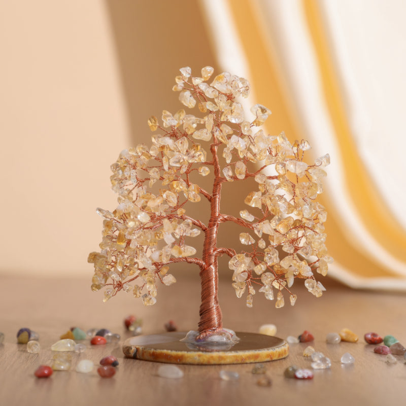 Vitalité et Fortune – Arbre de Vie en Citrine