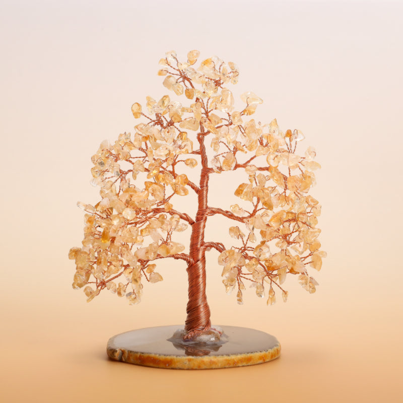 Vitalité et Fortune – Arbre de Vie en Citrine