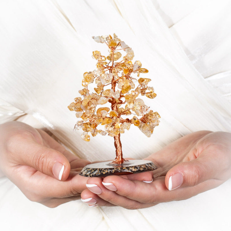 Vitalité et Fortune – Arbre de Vie en Citrine