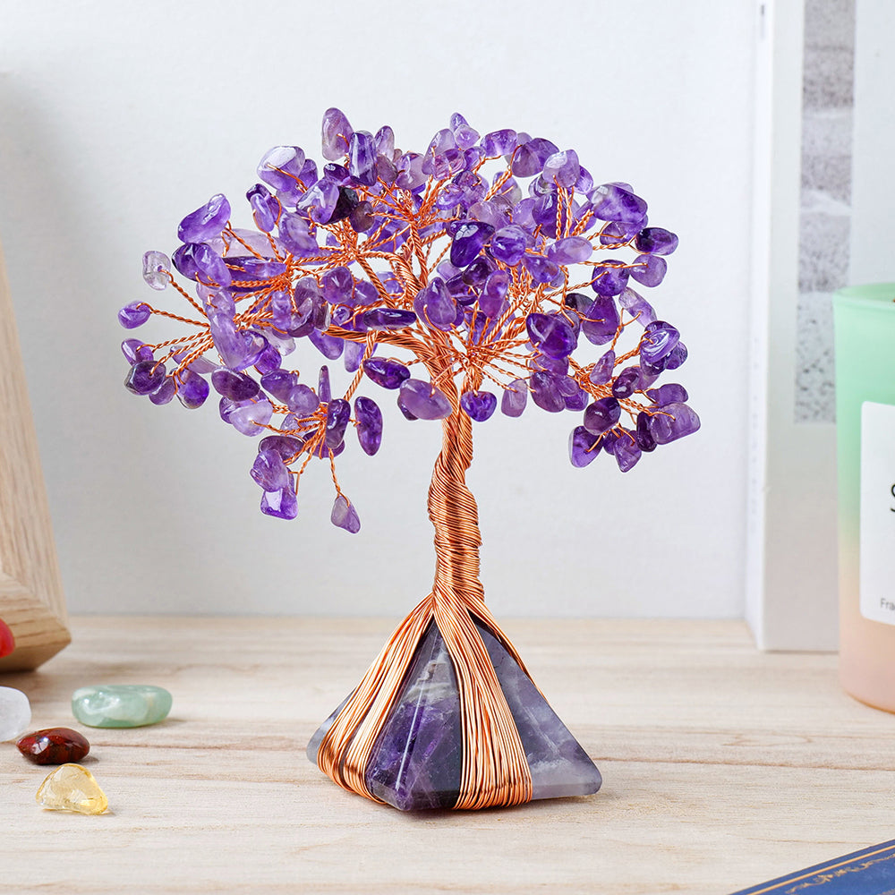 Zenitude - Arbre de Vie et Pyramide en Pierre Naturelle