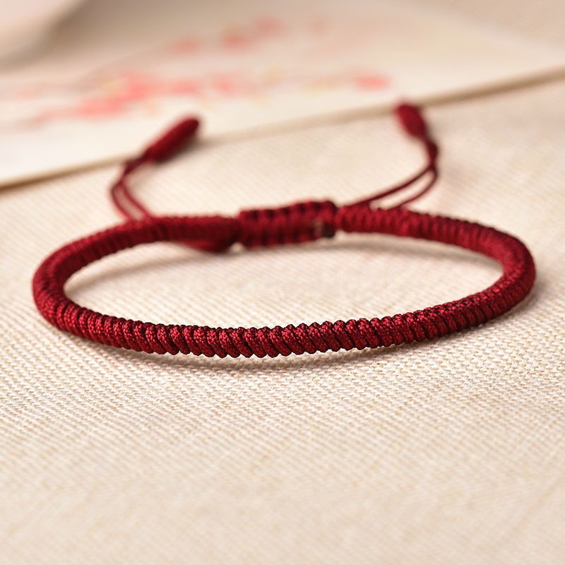 Bracelet "Soft" en couleur rouge vin