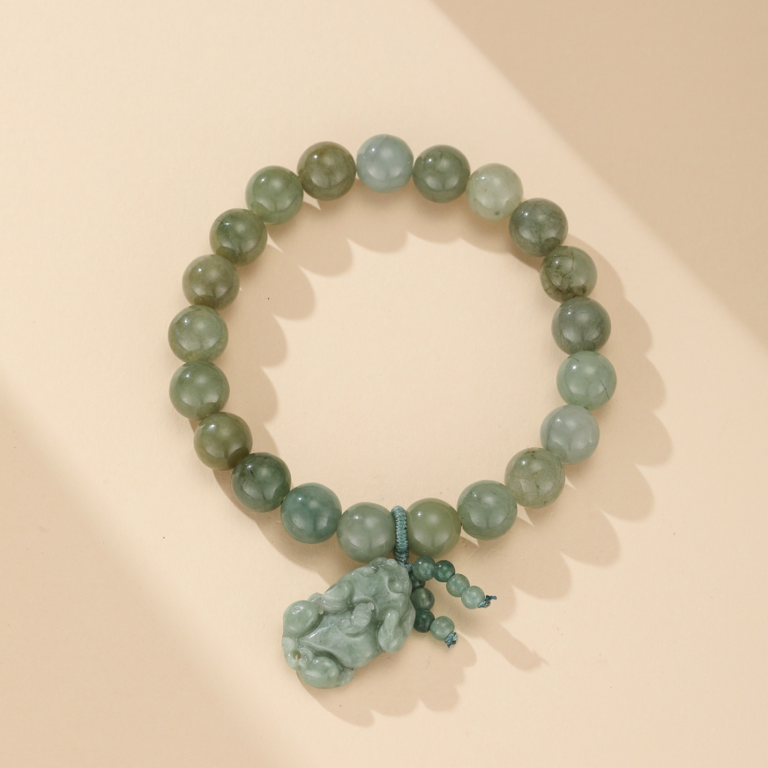 Bracelet Jade et Pi Xiu – Richesse et Succès