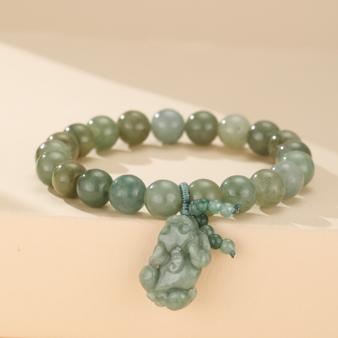 Bracelet Jade et Pi Xiu – Richesse et Succès