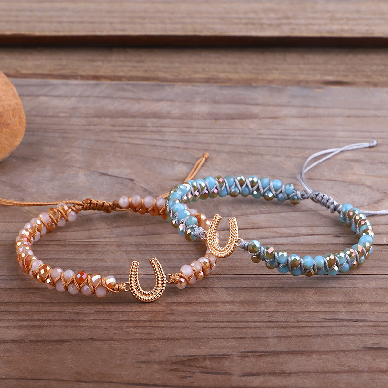 Bracelet Couple / Ami « Houb » en Rhodonite et Turquoise