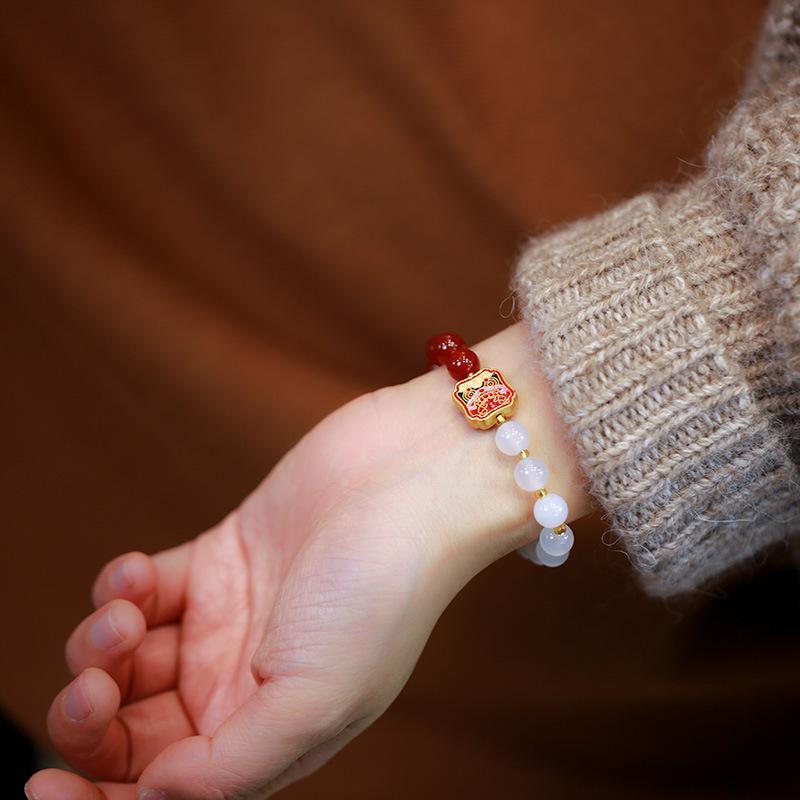 Bracelet Pi Xiu en Agate - Apaisement et Richesse