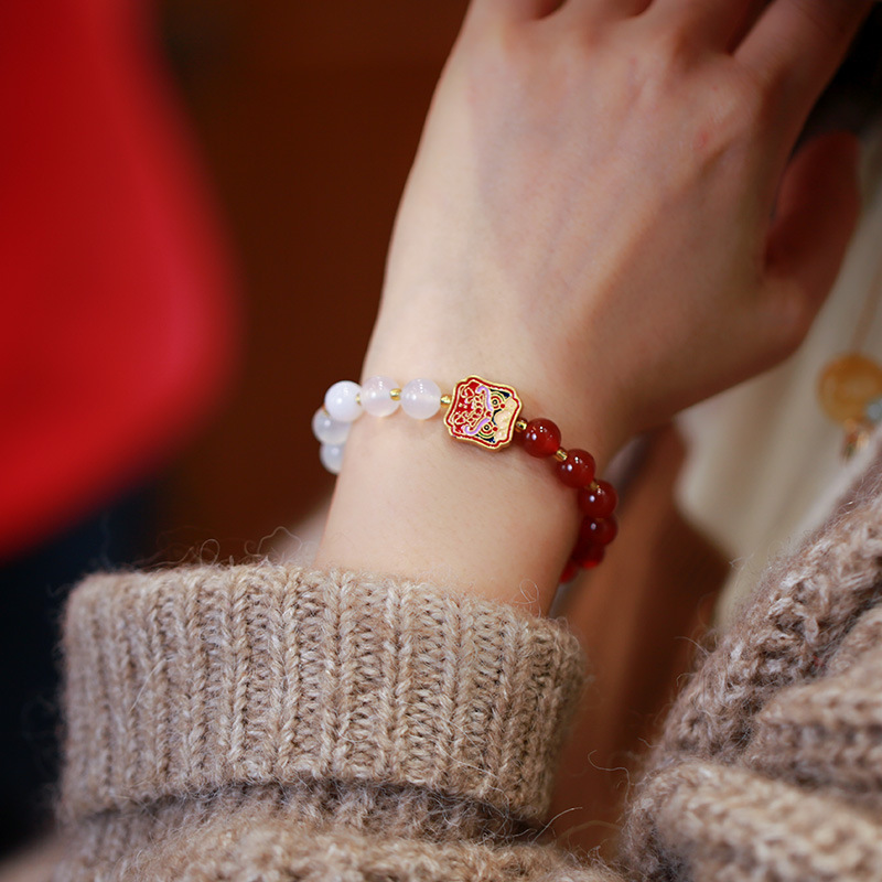 Bracelet Pi Xiu en Agate – Apaisement et Richesse
