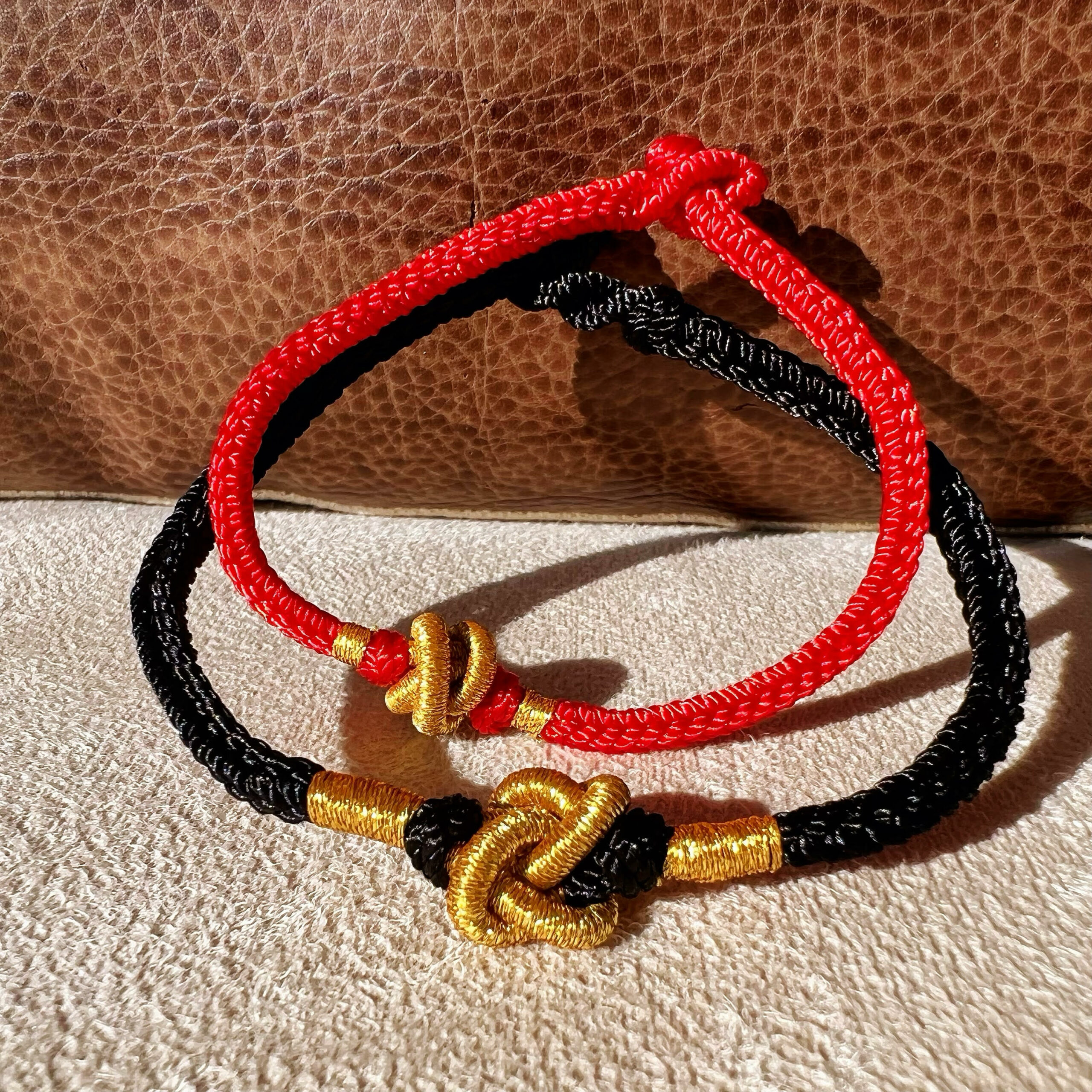 Bracelet « Fil Celtique » en Fil Rouge