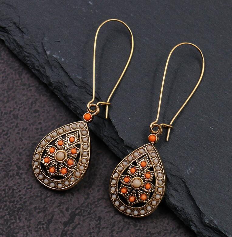 Boucles d'oreilles Mandala "Floral"