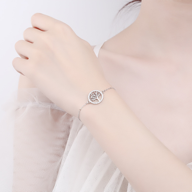 Bracelet Arbre de Vie – Vitalité, Argent 925