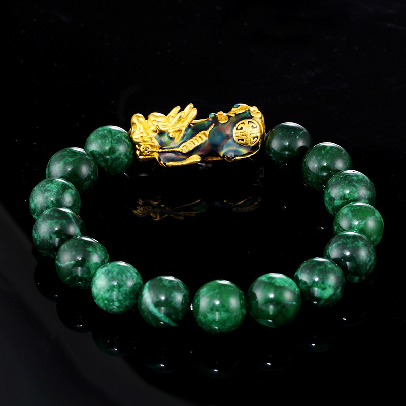 Bracelet Jade et Pi Xiu – Harmonie Céleste