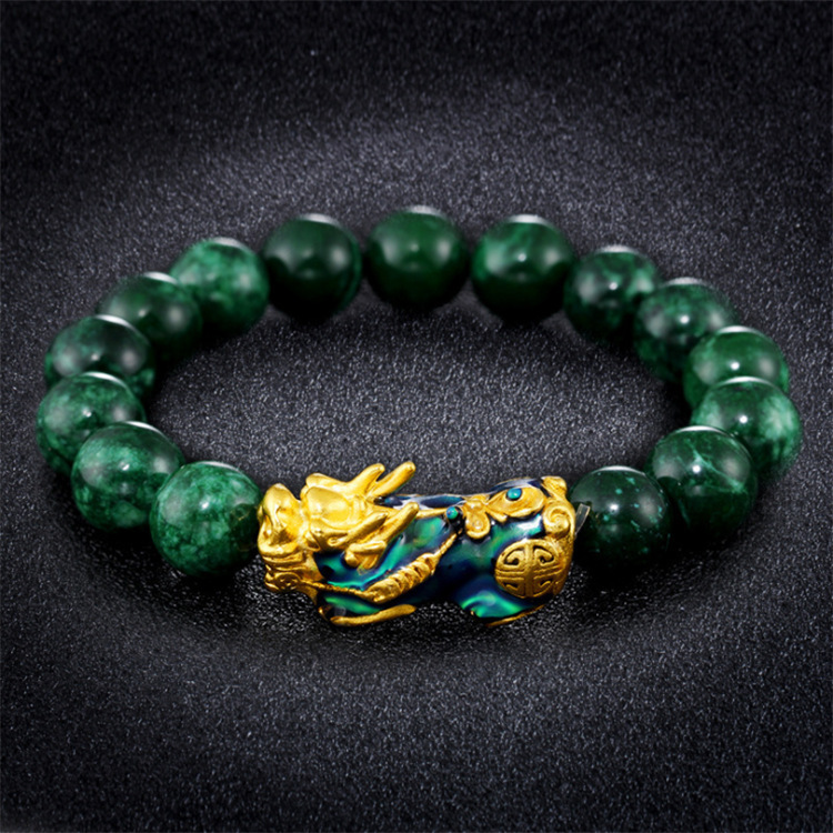 Bracelet Jade et Pi Xiu – Harmonie Céleste