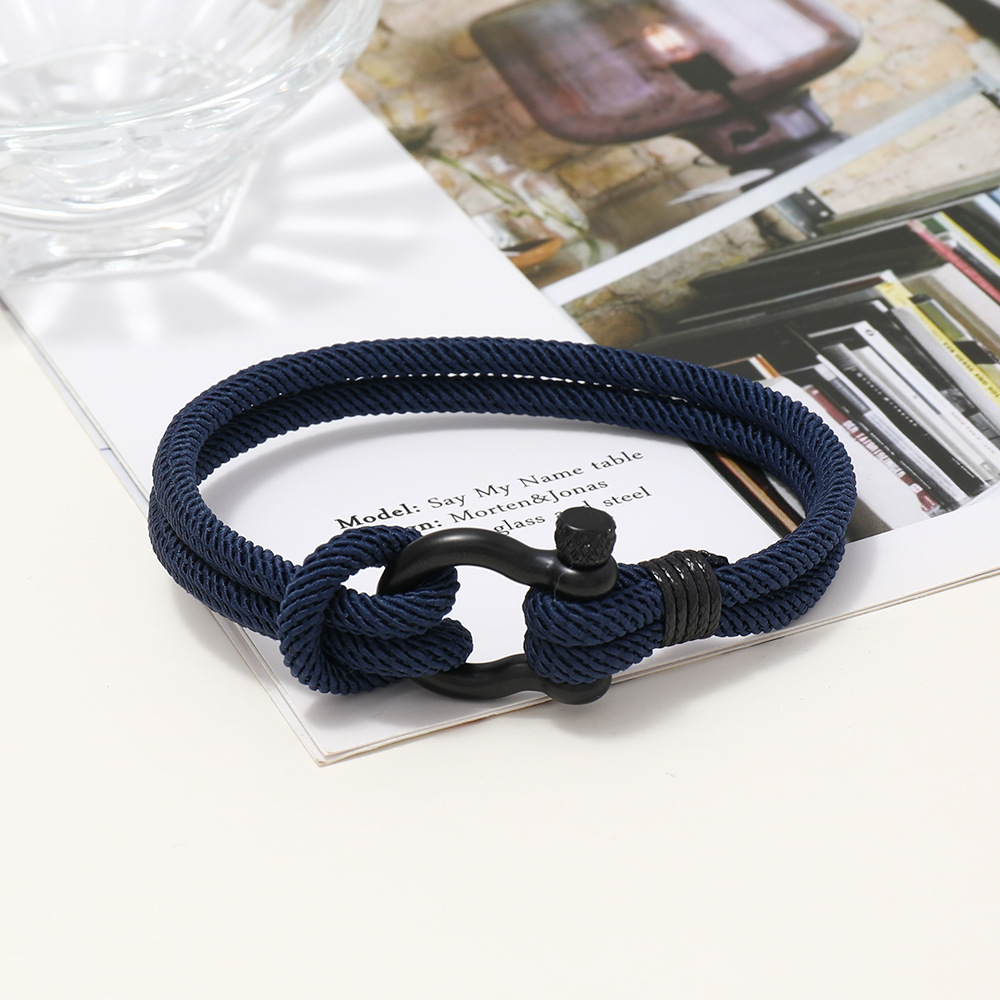 Bracelet Homme Cordage 'Rassurance' en Cordon Milan Moment ici