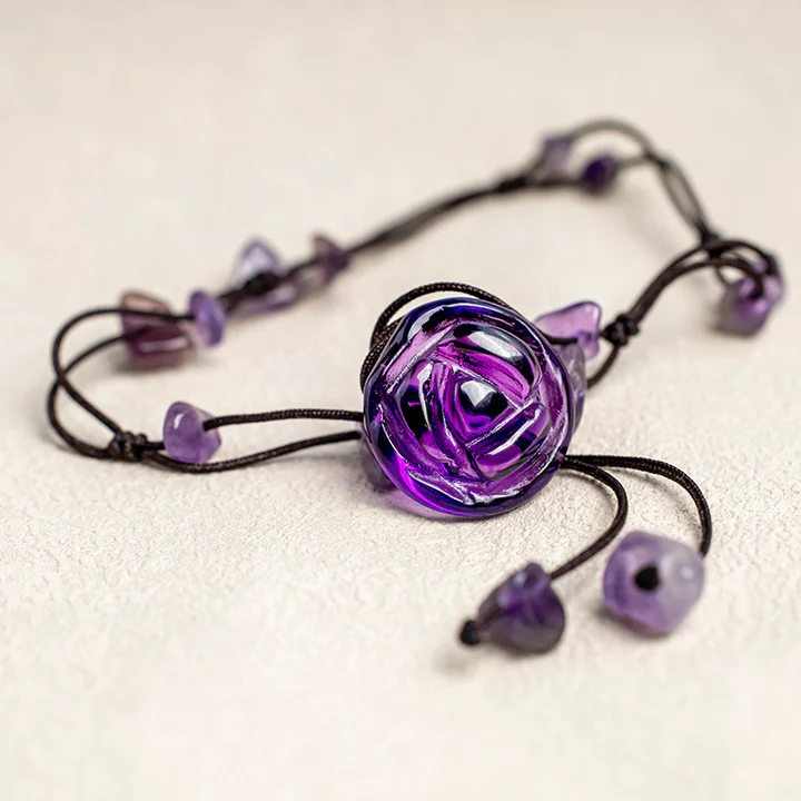Bracelet de cheville ‘La vie en Rose’
