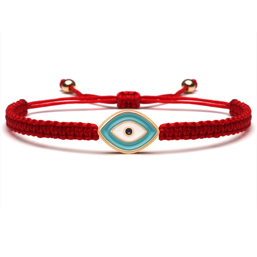 Bracelet Mauvais Œil « Force Spirituelle » en Fil Rouge