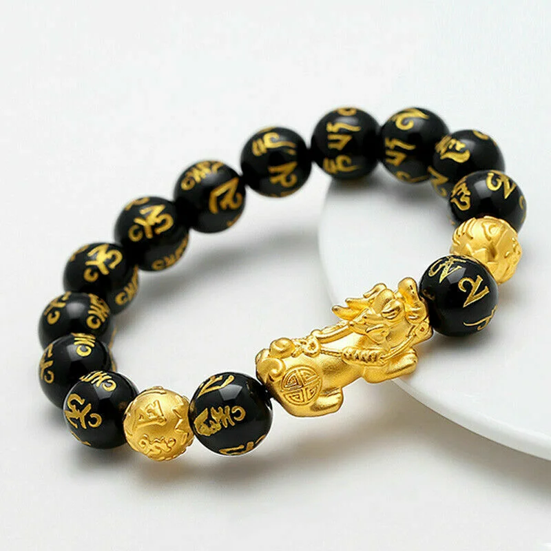 Bracelet « Protection » Pi Xiu et Six Mantras