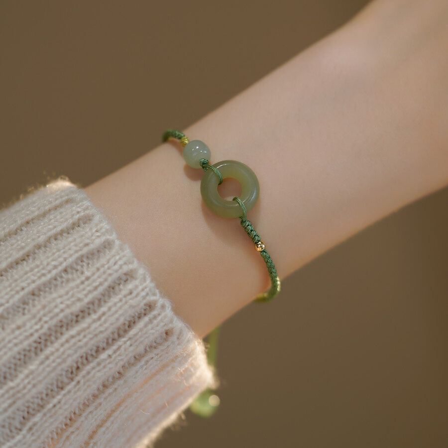 Bracelet ‘Prospérité’ en Jade - Ping An
