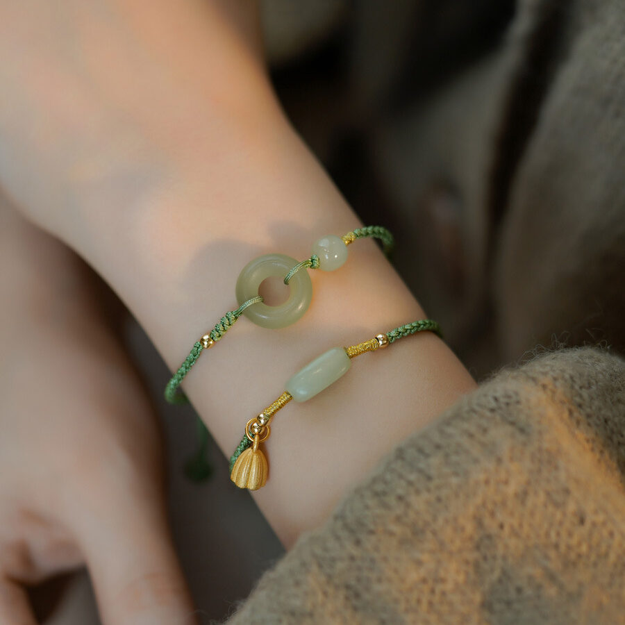 Bracelet ‘Prospérité’ en Jade