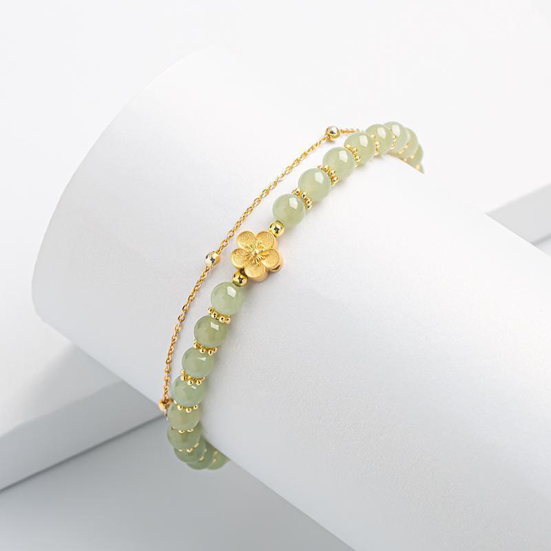 Bracelet 'Cerisier' en Jade
